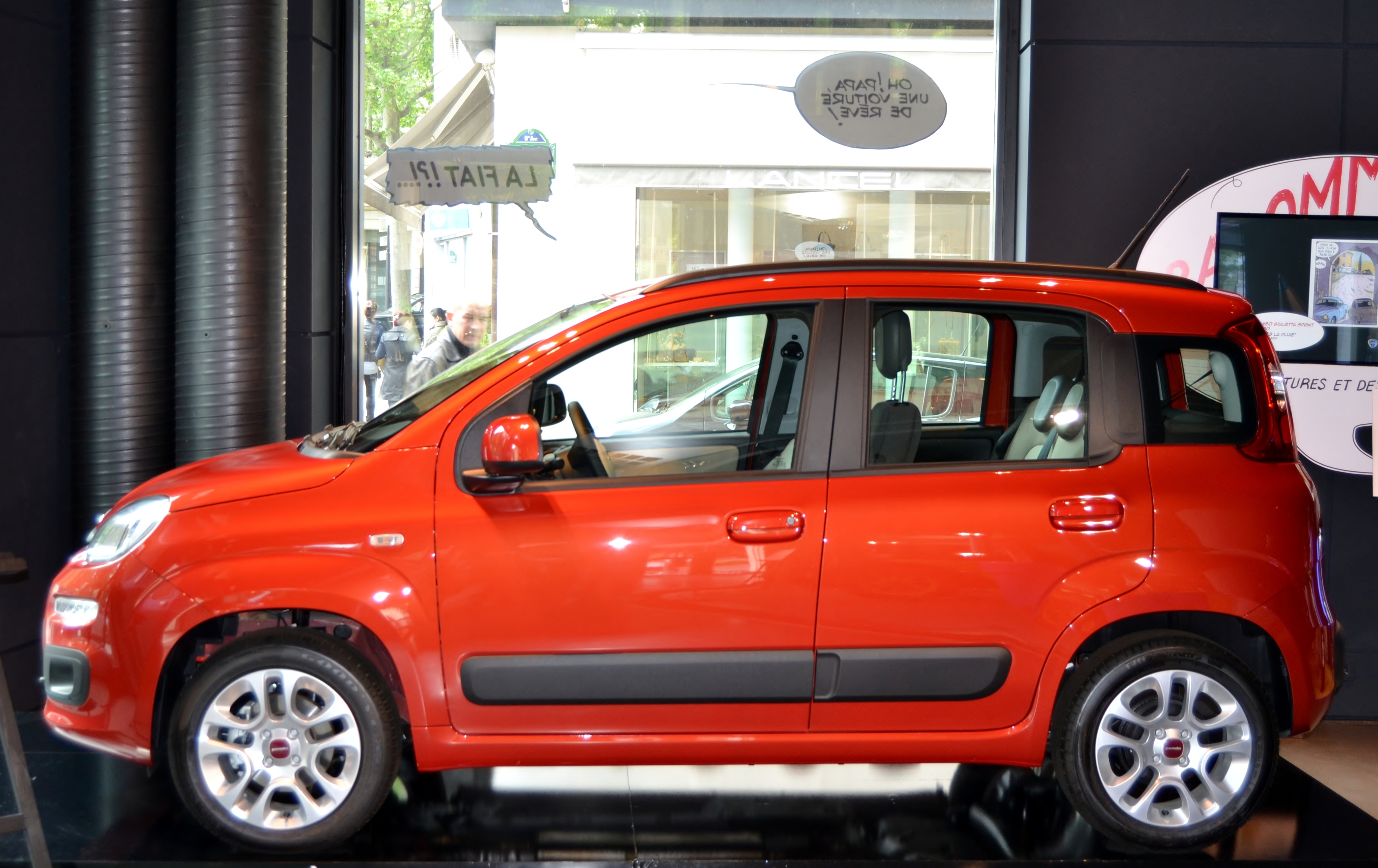 Fiat Panda, foto illustrativa senza numeri di targa