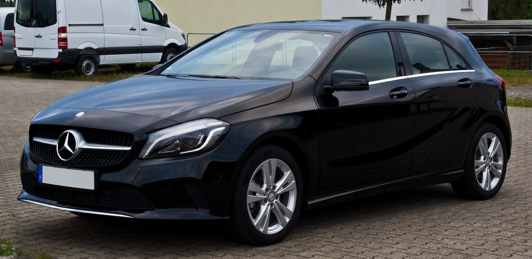 Mercedes Classe A, foto illustrativa senza numeri di targa